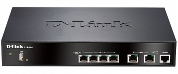 Межсетевой экран D-Link  DSR-500/B1A Гигабитный сервисный маршрутизатор с резервированием WAN портов