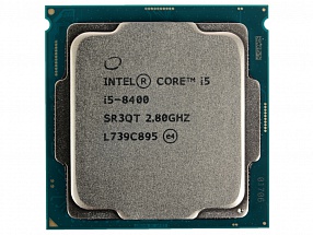 Процессор Intel® Core™ i5-8400 OEM  TPD 65W, 6/6, Base 2.8GHz - Turbo 4.0 GHz, 9Mb, LGA1151 (Coffee Lake) 