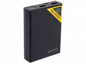 Внешний аккумулятор Hiper RP8500 Black, 8500mAh, 2xUSB 2.1A, Li-Ion, индикатор заряда