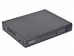 Видеорегистратор ORIENT NVR-8104/2M 4-канальный сетевой регистратор для IP камер, 4 x 1080p со звуком, Hisilicon Hi3520D, H.264, ONVIF 2.4, 3.5" HDD S