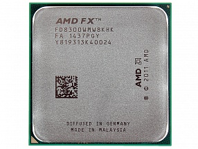 Процессор AMD FX-8300 OEM <95W, 8core, 4.2Gh(Max), 16MB(L2-8MB+L3-8MB), Vishera, AM3+> (FD8300WMW8KHK)