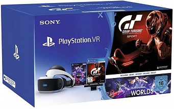 Очки виртуальной реальности Sony PlayStation VR + Gran Turismo Sport + PS4 Камера + VRW VCH