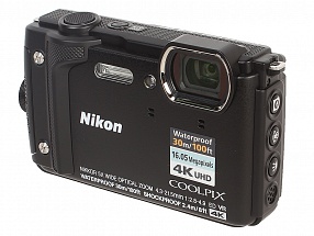 Фотоаппарат Nikon Coolpix W300 Black  16.0Mp, 5x zoom, 3.0", SDXC, Влагозащитная, Ударопрочная  (водонепроницаемый 30 метров)