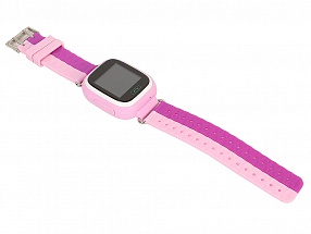 Умные часы детские GiNZZU® GZ-505 pink 1.22"/Геолокация по WI-FI/GPS/LBS/Гео-зоны/Кнопка SOS/micro-SIM