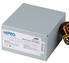 Блок питания HIPRO HPA-500W, 500Вт, ОЕМ, ATX12V 2.31, 2x PCI-E (6-Pin и 6+2-Pin), 6x SATA, 5х MOLEX, 12см вент-р.
