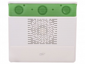 Теплоотводящая подставка под ноутбук DeepCool M3 GREEN с 2.1 аудиосистемой (до 15,6", 140мм вентилятор, зеленый)