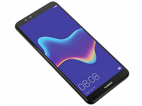 Смартфон Huawei Y9 2018 черный FLA-LX1 Black 5,93" 32 Гб LTE Wi-Fi GPS 3G 8.0, 2160*1080, 16MP+2MP/13MP+2MP, BT, 4000Mah 