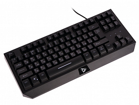 Клавиатура игровая QCYBER TOMAHAWK TKL мембранная, короткая, RGB подсветка, тканевый провод