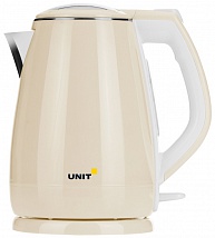 Чайник электрический UNIT UEK-268 (Бежевый); Сталь - Пластик (Двухслойный корпус), 1.8л., 2200Вт.