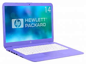 Ноутбук HP Stream 14-ax016ur <2EQ33EA> Celeron N3060(1.6)/4Gb/32Gb SSD/14.0" HD/WiFi/BT/Cam/Win 10 /Violet Purple