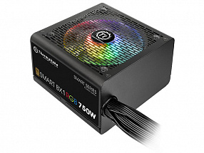 Блок питания Thermaltake Smart BX1 RGB 750W (PS-SPR-0750NHSABE-1) v2.3, A.PFC, 80 Plus , Fan 12 cm, Retail v2.3, A.PFC, 80 Plus , Fan 12 cm, Retail