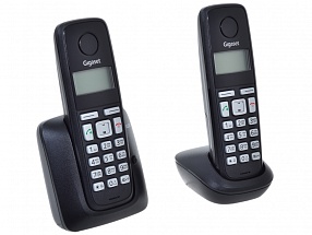 Телефон Gigaset A220 Duo Black (DECT, две трубки)