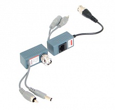 Комплект Orient для передачи видео NT-621A приёмник+передатчик для передачи по витой паре (RJ-45) видео(BNC)+ аудио(RCA)+ питание, ret