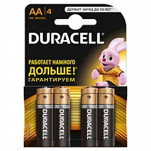 Батарейки DURACELL (АА) LR6-4BL BASIC NEW 4 шт