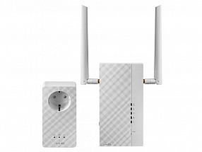 Адаптер Powerline ASUS  PL-AC56 Комплект WiFi Powerline адаптеров HomePlug® AV2 1200Mbps, 802.11ac 1200Mbps 1 to 3 Gigabit Ethernet Port