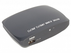 Цифровой телевизионный DVB-T2 ресивер BBK SMP002HDT2 темно-серый