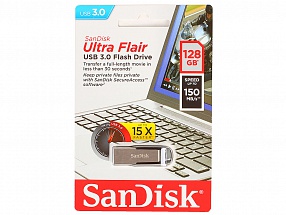 Внешний накопитель 128GB USB Drive  USB 3.0  SanDisk Ultra Flair (SDCZ73-128G-G46)