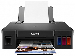 Принтер Canon PIXMA G1410 Струйный, СНПЧ, 4800x1200, 8,8 изобр./мин для ч/б, 5,0 изобр./мин для цветной, A4, A5, B5, LTR, конверт, фотобумага: 13x18 с