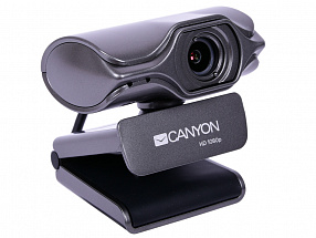 Веб-камера CANYON CNS-CWC6 3.2 МП, 2K Quad HD, USB 2.0, крепление для штатива, автофокус, микрофон с автоматическим шумоподавлением, черный