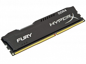 Память DDR4 8Gb  (pc-21300) 2666MHz Kingston HyperX Fury Black Series CL15 <Retail> HX426C15FB/8