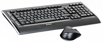 Клавиатура + Мышь A4Tech 9300F USB Black 2.4G наноприемник