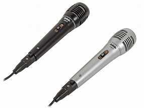Микрофон BBK CM215 черный/серебро 