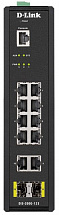 Коммутатор D-Link DIS-200G-12S/A1A Промышленный управляемый коммутатор 2 уровня с 10 портами 10/100/1000Base-T и 2 портами 1000Base-X SFP