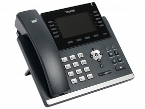 Телефон IP Yealink SIP-T46S 16 SIP-аккаунтов 2x10/100/1000Mbps 1xUSB2.0 4.3" LCD PoE BLF BLA