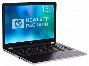 Ноутбук HP 15-bs054ur <1VH52EA> i3-6006U (2.0)/4Gb/500Gb/15.6"HD/Int: Intel HD 520/No ODD/Win10 (Natural Silver)
