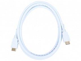 Кабель HDMI 19M/M ver 2.0, 1.8М, белый  Aopen  ACG711W-1.8M 