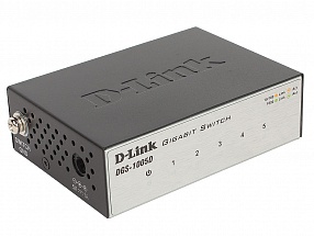 Коммутатор D-Link DGS-1005D/I2A/I3A Неуправляемый коммутатор с 5 портами 10/100/1000Base-T и функцией энергосбережения