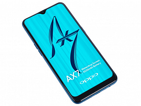 Смартфон Oppo AX7 Морская волна Qualcomm Snapdragon 450/3GB/64GB/6.2'' 1520x720/2 Sim/3G/LTE/BT/13Mp+2Mp/16Mp/Wi-Fi/GPS/Android 8.1