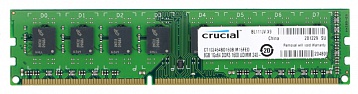 Память DDR3 8Gb (pc-12800) 1600MHz Crucial, 1.35/1.5V   Retail  (CT102464BD160B)
