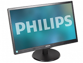 Монитор Philips 223V5LSB/00(01) 22" Black Hairline 1920x1080/TN/75Hz/5ms/VGA (D-Sub), DVI, VESA