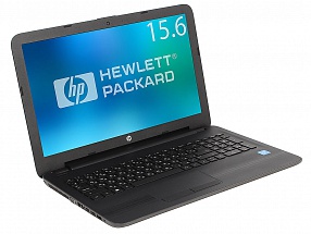 Ноутбук HP 250 <W4N50EA> Celeron N3060 (1.6)/4Gb/128Gb SSD/15.6" HD AG/Int:Intel HD/DVD-RW/BT/Win10/Black