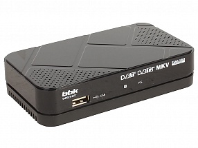 Цифровой телевизионный DVB-T2 ресивер BBK SMP023HDT2 черный