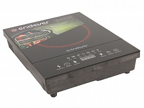 Плитка стеклокерамическая Endever Skyline DP-43, 2000 Вт., электронное упр, 1 конфорка, черный