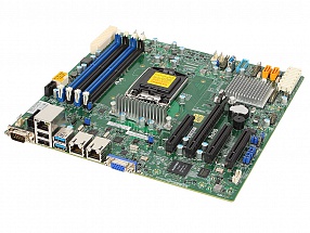 Мат плата Supermicro MBD-X11SSM-F-O 1xLGA1151, C236, Xeon E3-1200 v5, mATX, 4xDIMM (up to 64GB), 1x PCI-E 3.0 x8 (in x16),1 PCI-E 3.0 x8, 2 PCI-E 3.0 