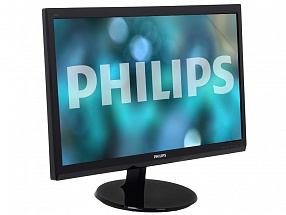 Монитор 24" Philips 246V5LSB/00(01) gl.Black WLED, 1920x1080, 5ms, 250 cd/m2, 1000:1 (DCR 10M:1), D-Sub, DVI-D, vesa