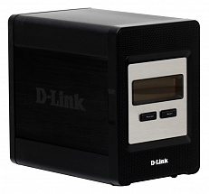 Сетевой накопитель D-Link DNS-346/E Cетевой накопитель с 4 отсеками для жестких дисков, 1 портом 10/100/1000Base-T и 1 USB-портом