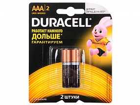 Батарейки DURACELL (ААА) LR03-2BL BASIC 