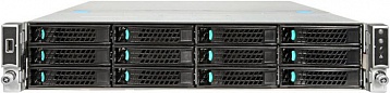 Серверная платформа Intel R2312WTTYSR 951229 2xE5-26xxv4, 24x DDR4, 12x3,5", 2x10GbE, SWRAID (0,1,10), SAS3 Backplane, 1x1100W