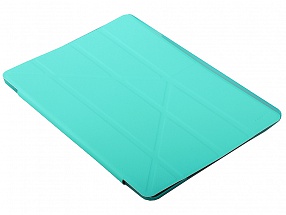Чехол IT BAGGAGE для планшета iPad Air 9.7 hard case искус. кожа бирюзовый с тонированной задней стенкой ITIPAD501-6 