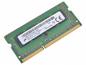 Память SO-DIMM DDR3 8Gb (pc-12800) 1600MHz Crucial (CT102464BF160B)  Retail  CL11, 1.35V