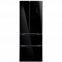 Холодильник TESLER RFD-360I BLACK GLASS