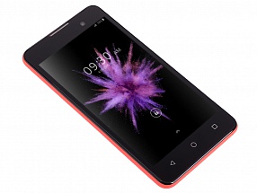 Смартфон Micromax Q334 Canvas Magnus Red 5", 854x480, FM-радио, Bluetooth, Wi-Fi, GPS, Android 5.1, 1800 мА/ч