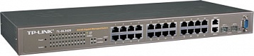Коммутатор TP-LINK TL-SL3428 JetStream управляемый коммутатор 2 уровня на 24 порта 10/100 Мбит/с и 4 гигабитных порта