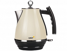 Чайник электрический UNIT UEK-263, цвет - Бежевый; сталь,  цветная эмаль, 1.7л., 2000Вт.
