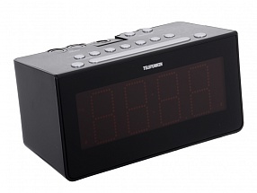 Часы с радиоприемником TELEFUNKEN TF-1542 (черный с оранжевым)