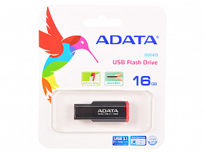 USB флешка A-Data UV140 16GB Black Red (AUV140-16G-RKD) USB 3.0